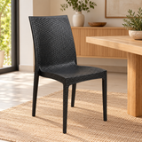 Silla de Fibra Negra