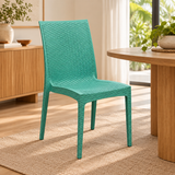 Silla de Fibra Verde Agua