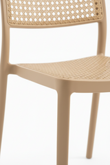 Cadeira Rattan Bege